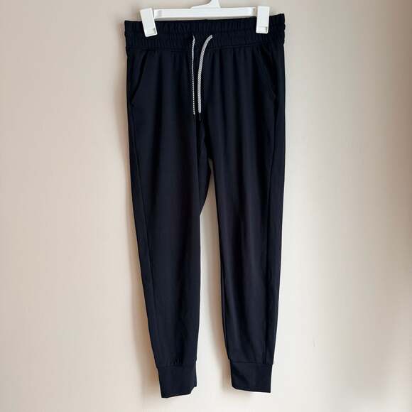 Yogalicious Pants - Yogalicious Lux Maya Illusion Jogger Black Pants Size S